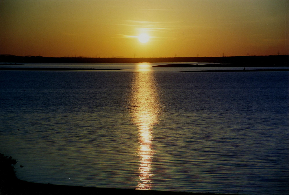 Wenn die Sonne im Meer versinkt