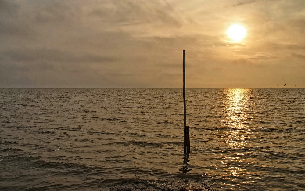 Wenn die Sonne im Meer versinkt