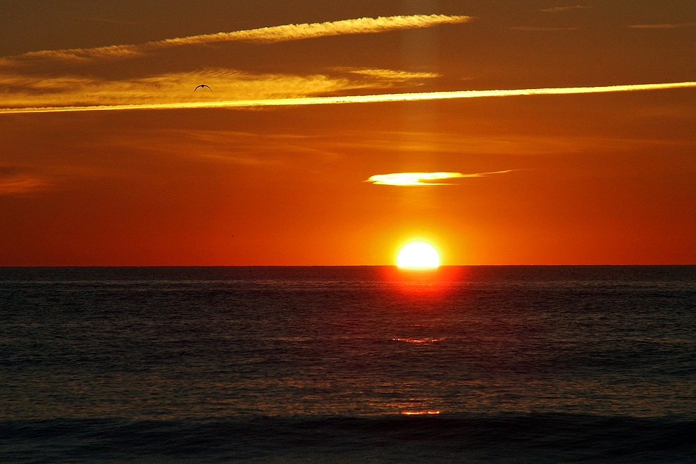 Wenn die Sonne im Meer versinkt...