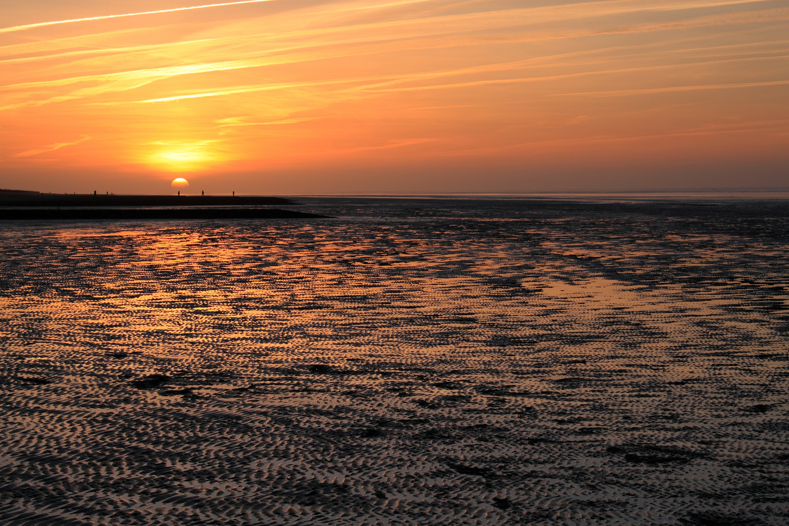 Wenn die Sonne im Meer versinkt