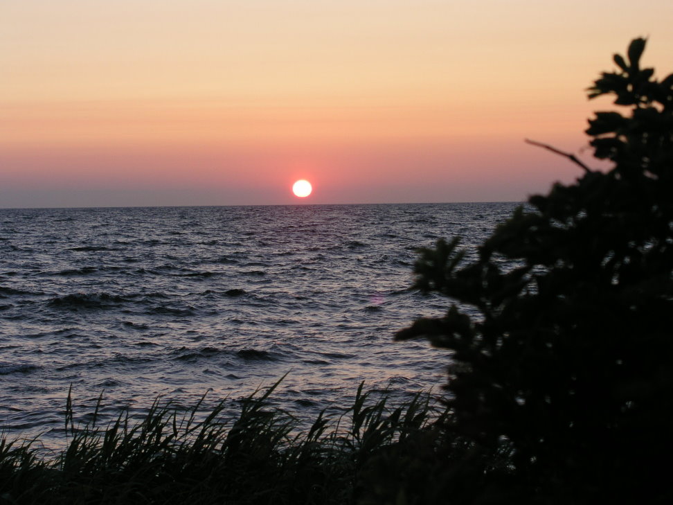 Wenn die Sonne im Meer versinkt ...