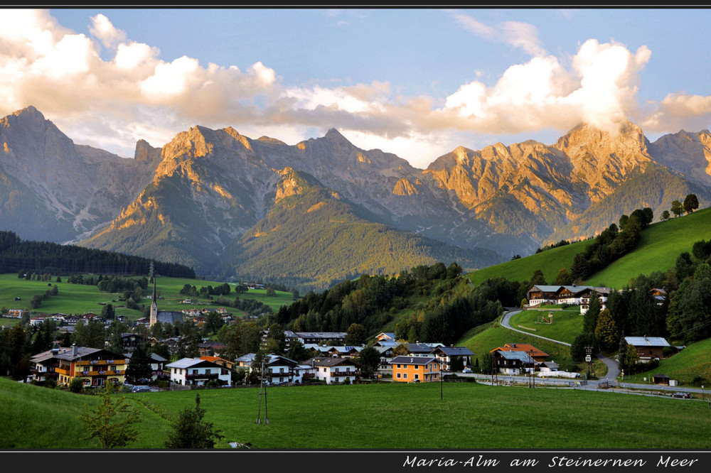 wenn die Sonne im Tal verschwindet...