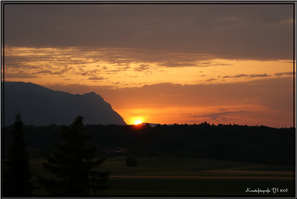 Wenn die Sonne in Bettlach(CH) aufgeht !