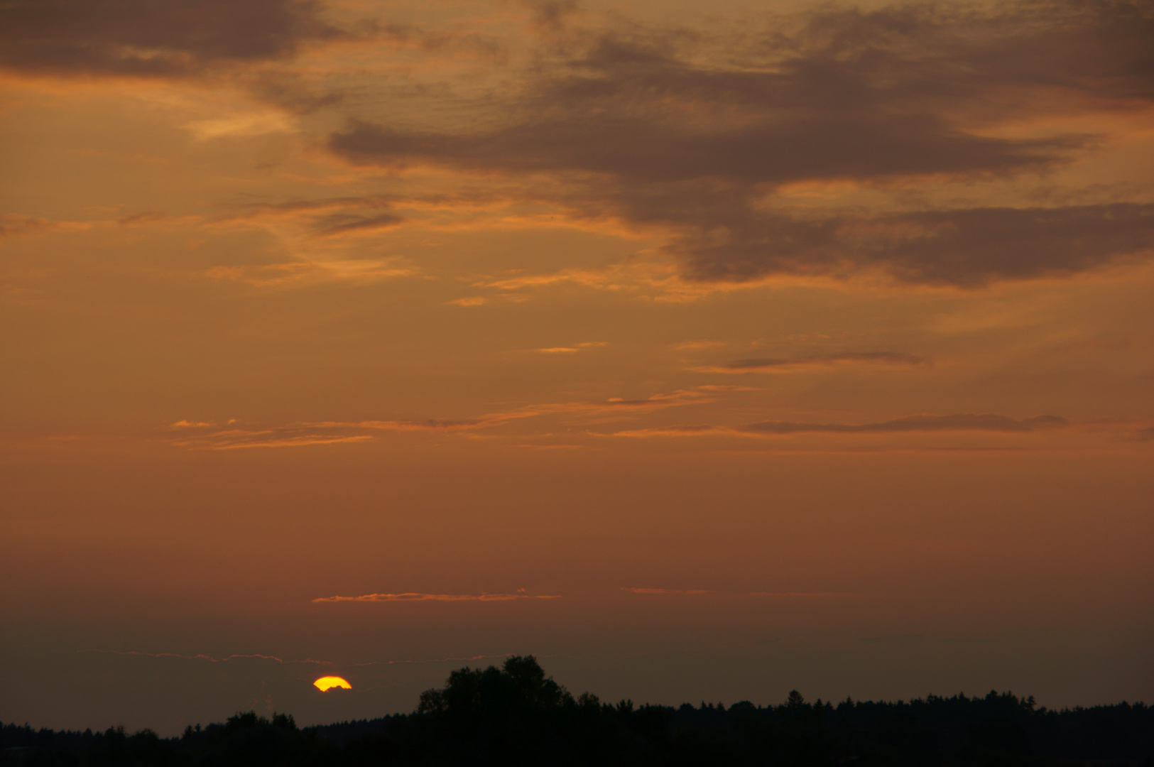 Wenn die Sonne in den Wolken verschwindet ...