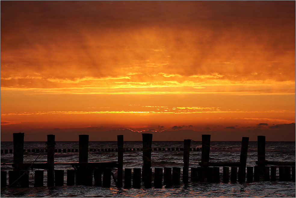 Wenn die Sonne in Zingst versinkt...