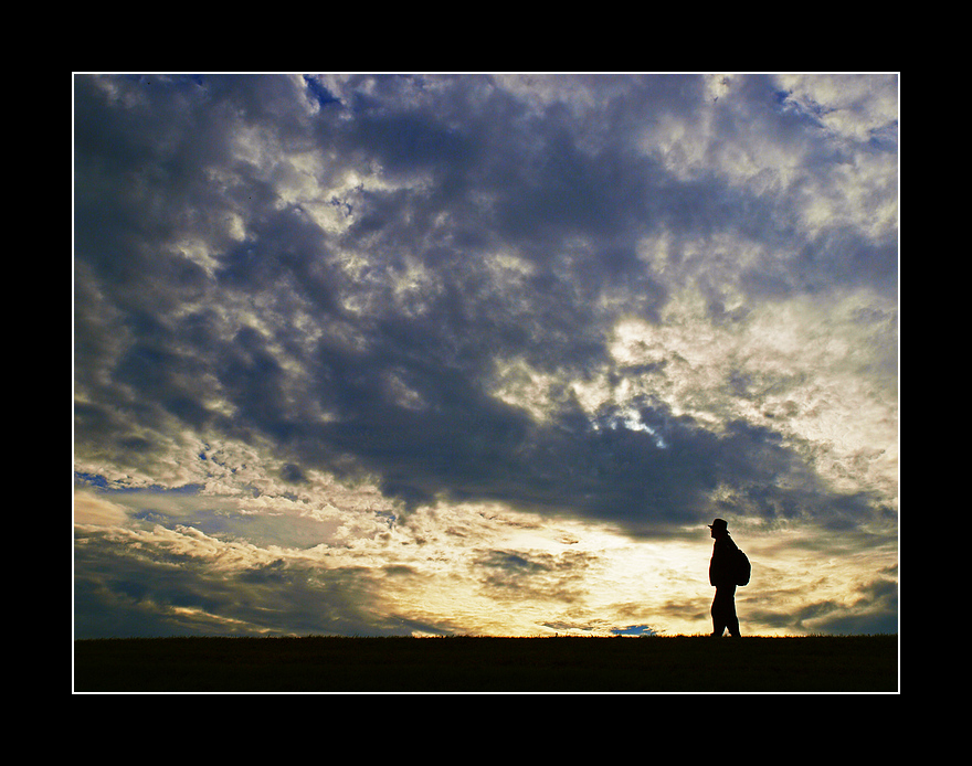 Wenn die Sonne mit den Wolken