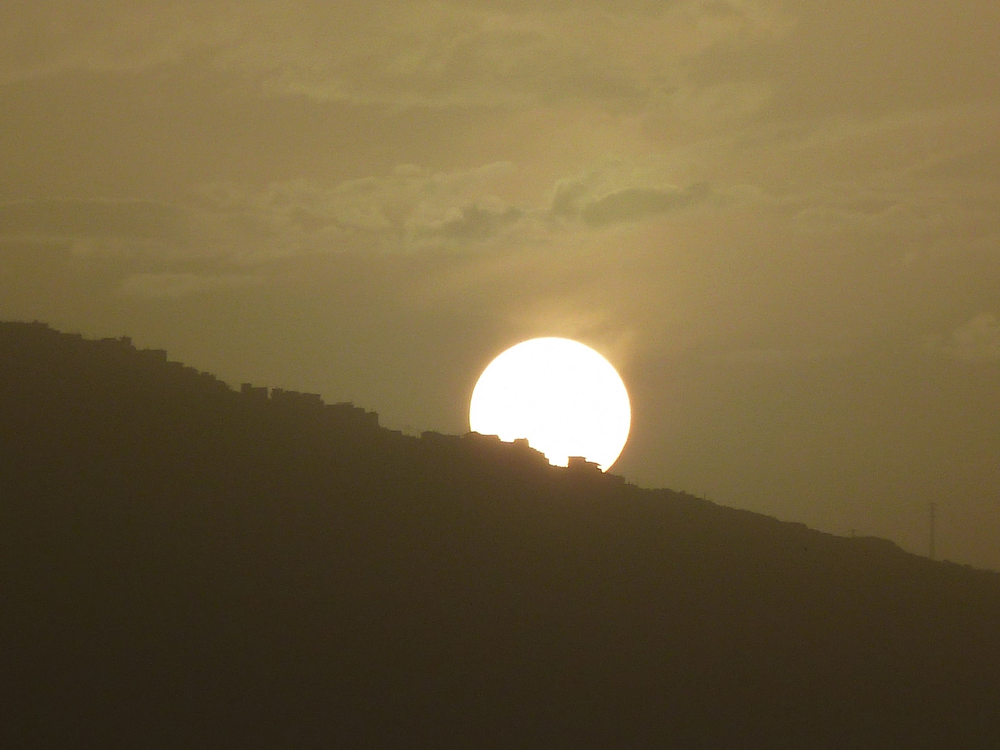 Wenn die Sonne nur "Gute Nacht" sagt....