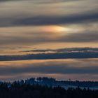 wenn die Sonne scheint, es kalt ist und bestimmte Wolken