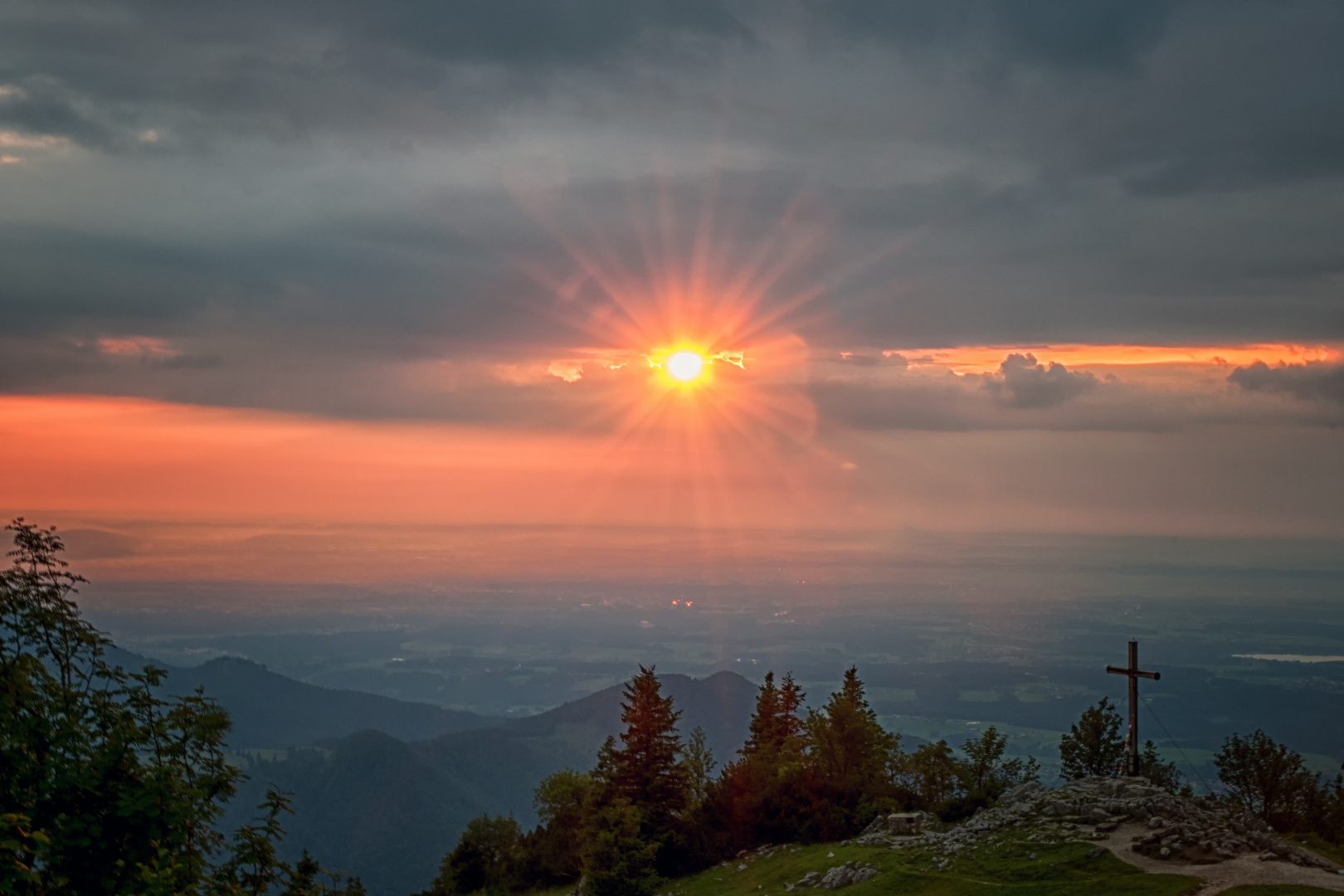 wenn die Sonne untergeht