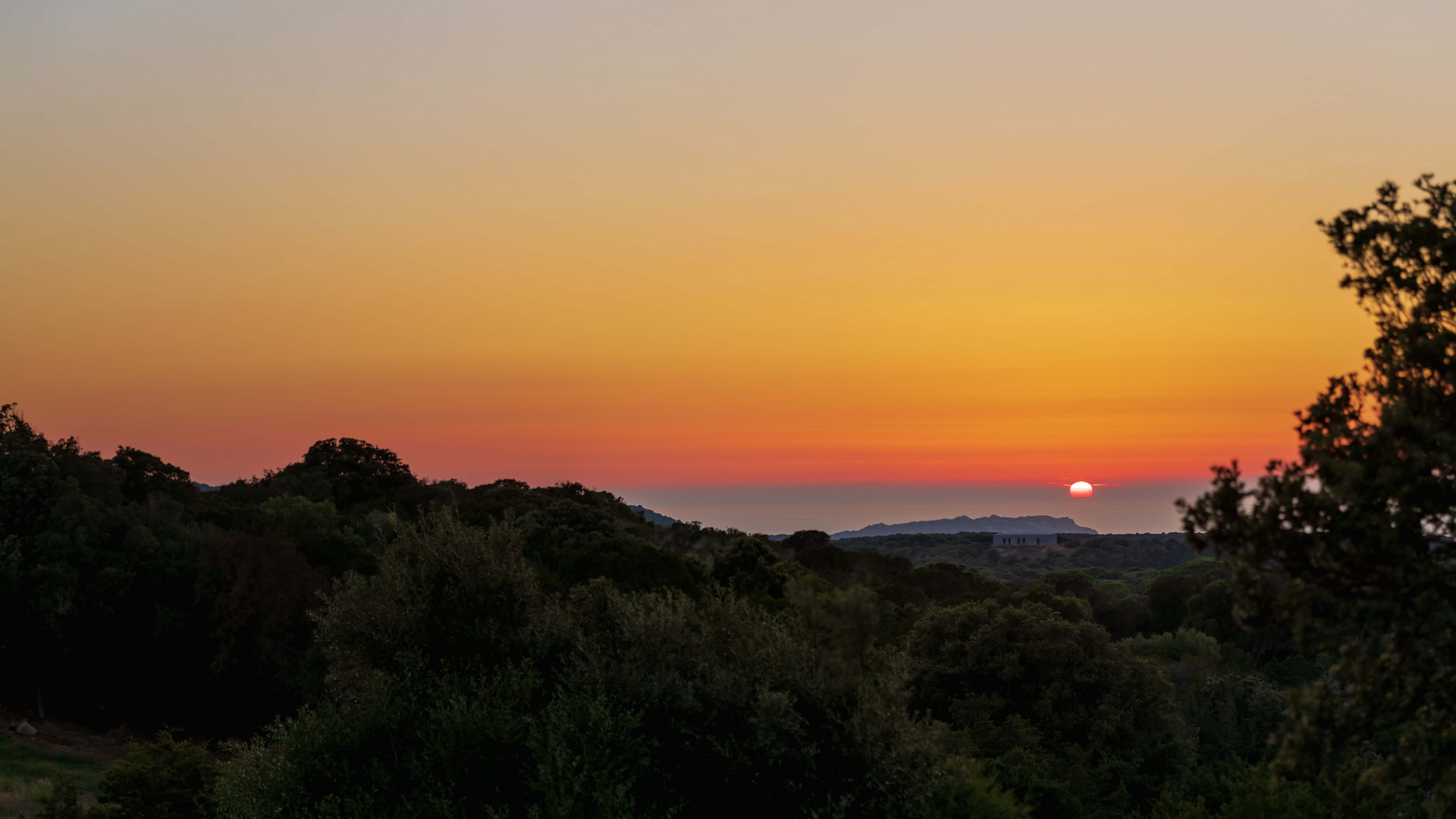 Wenn die Sonne untergeht auf Sardinien 