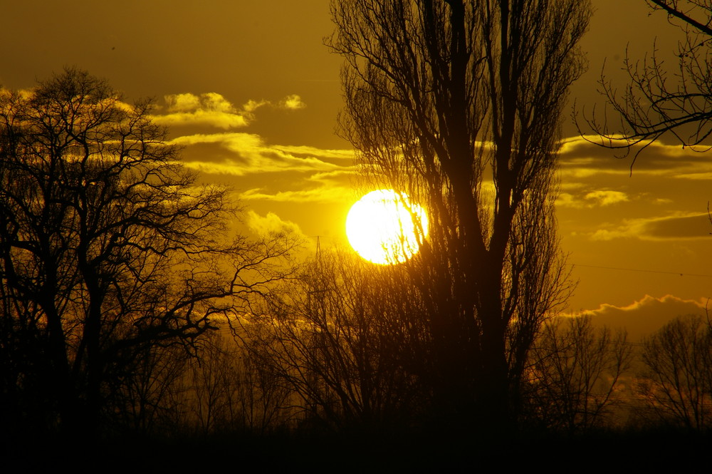 Wenn die Sonne, untergeht...