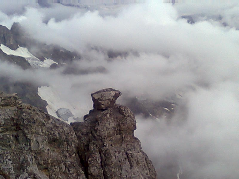 Wenn die Wolken den Schleier über die Landschaft legen ...