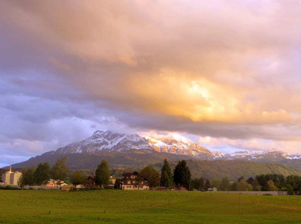 Wenn die Wolken leuchten ...