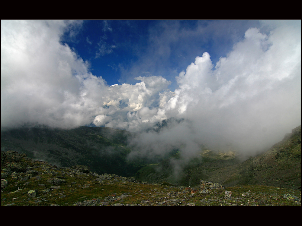 wenn die Wolken ziehen