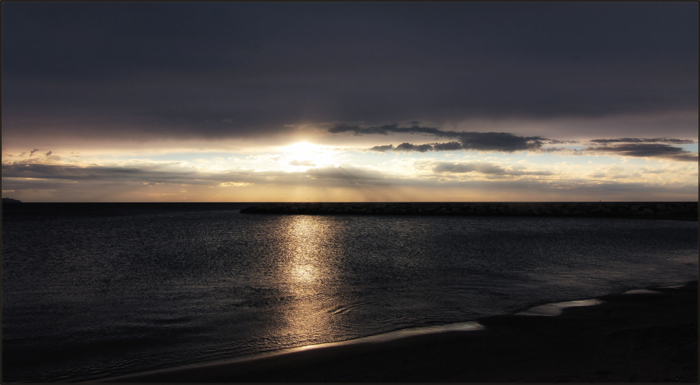 wenn durch dunkle Wolken....