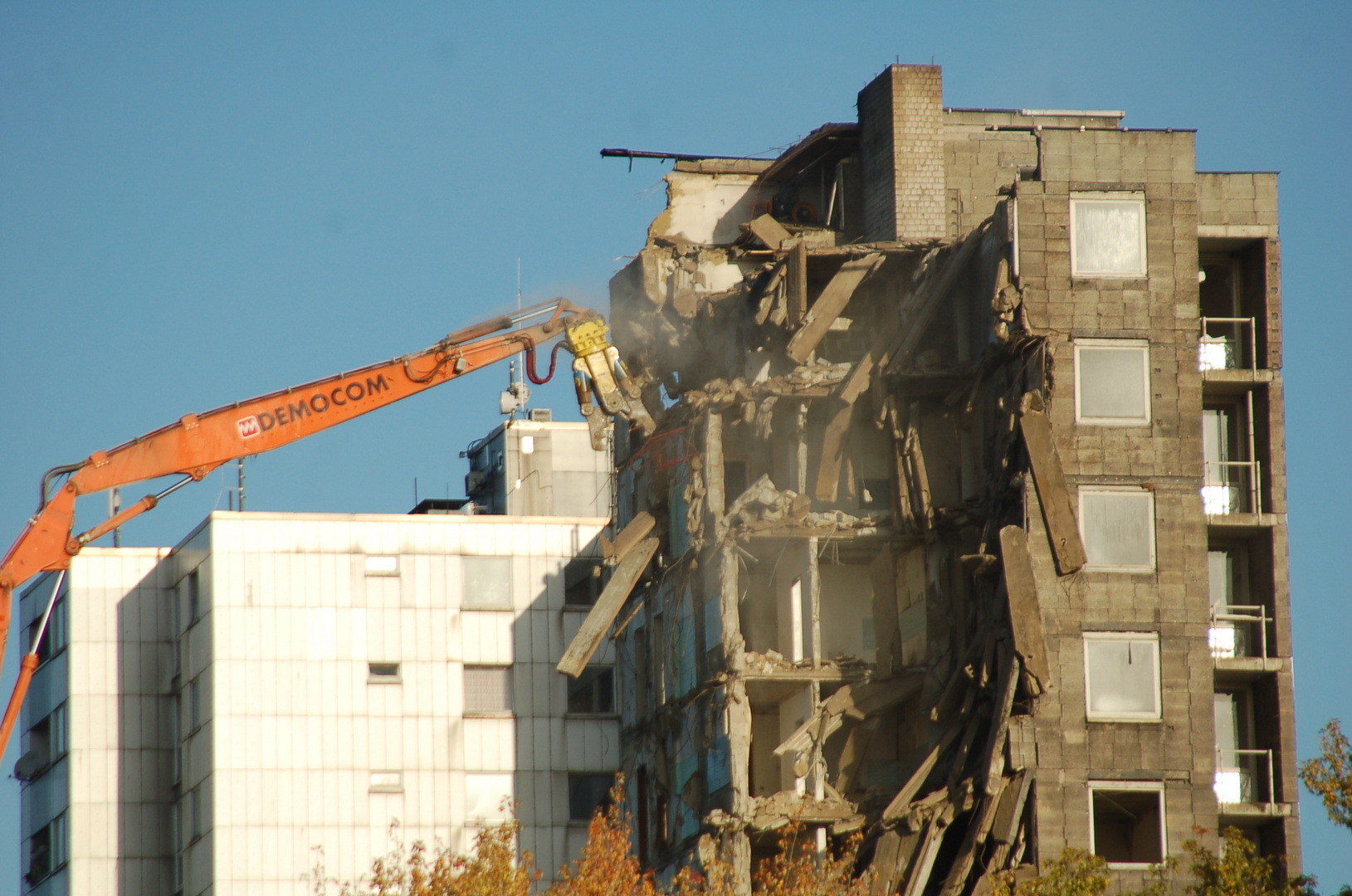 Wenn ein Hochhaus fällt...