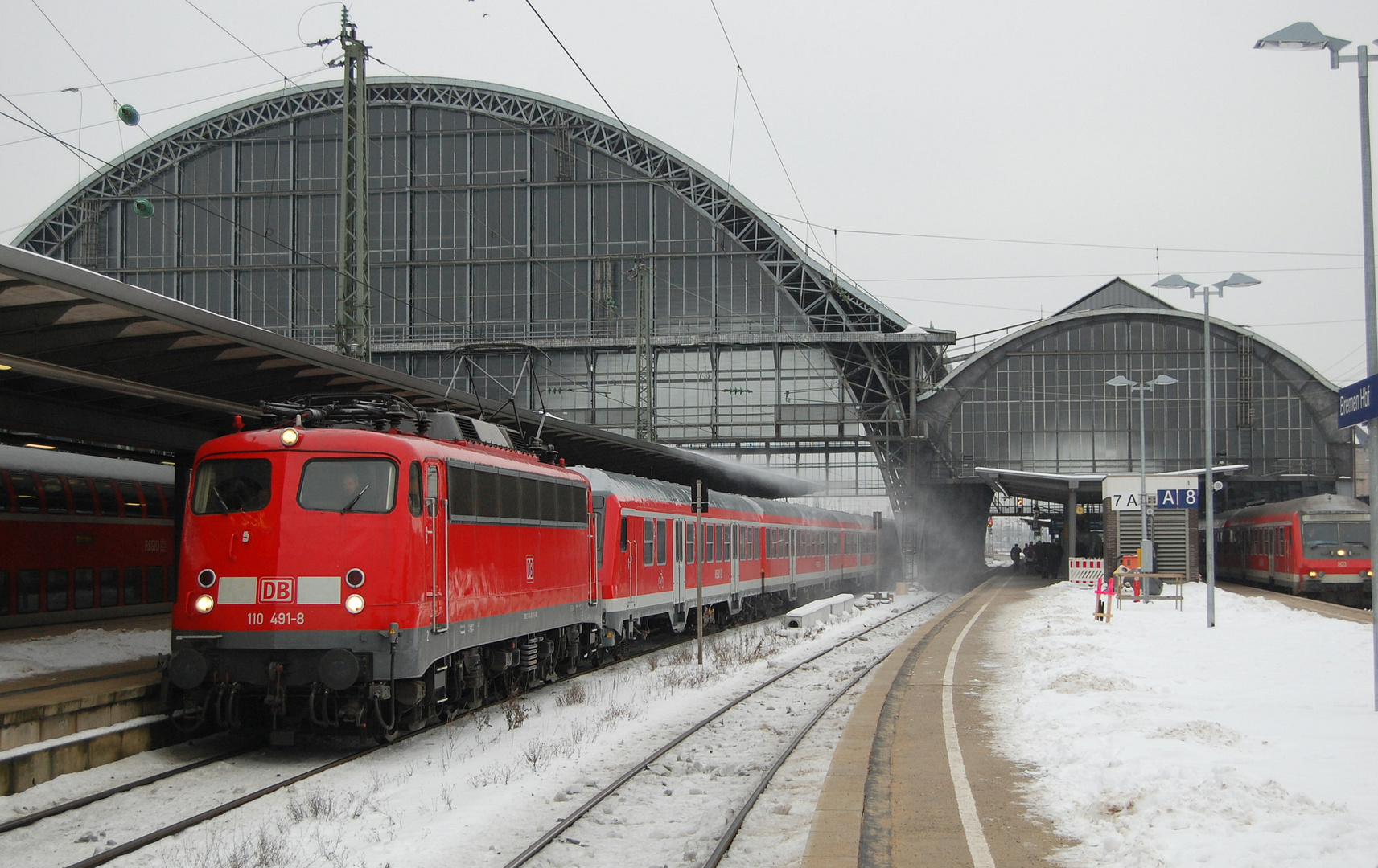 Wenn eine Bügelfalte, einen ICE ersetzt