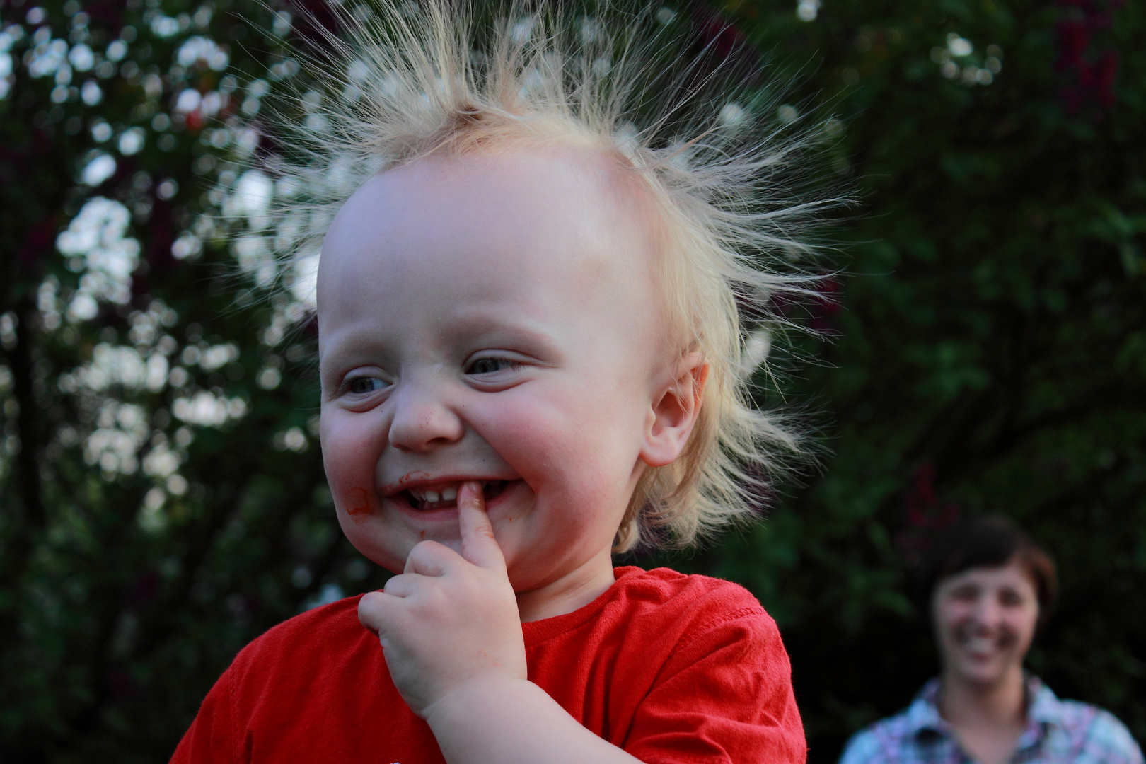 Wenn einem die Haare zu Berge stehen ;)