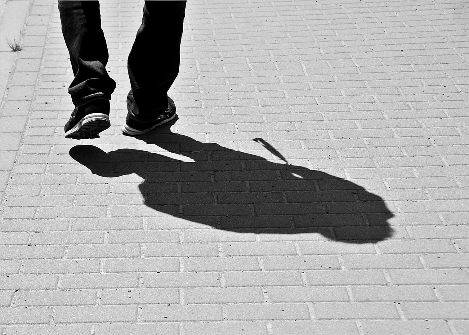 wenn einer einen Schatten hat Foto & Bild schatten, menschen