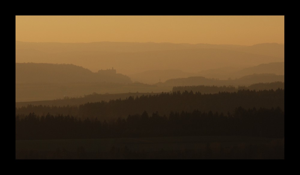 Wenn es Abend wird in Franken...