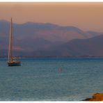 Wenn es Abend wird ... in Terracina