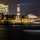 wenn es dunkel ist in Warnemünde