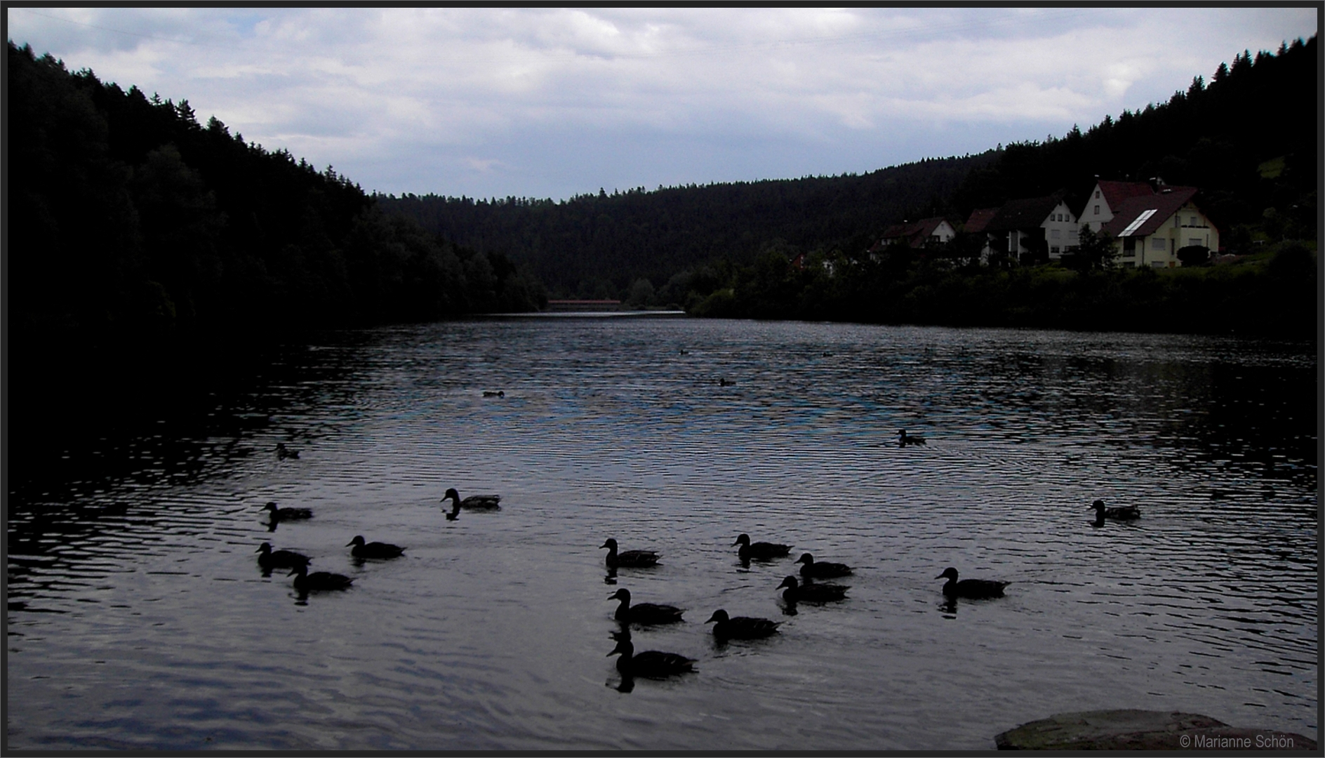 Wenn es dunkel wird am See...