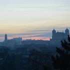 Wenn es langsam Nacht wird über Augsburg