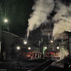 wenn es Nacht ist am kleinen Schuppen in Jöhstadt