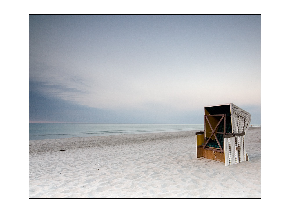 Wenn es Nacht wird am Strand ....