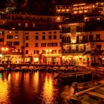 Wenn es Nacht wird in Limone Sul Garda