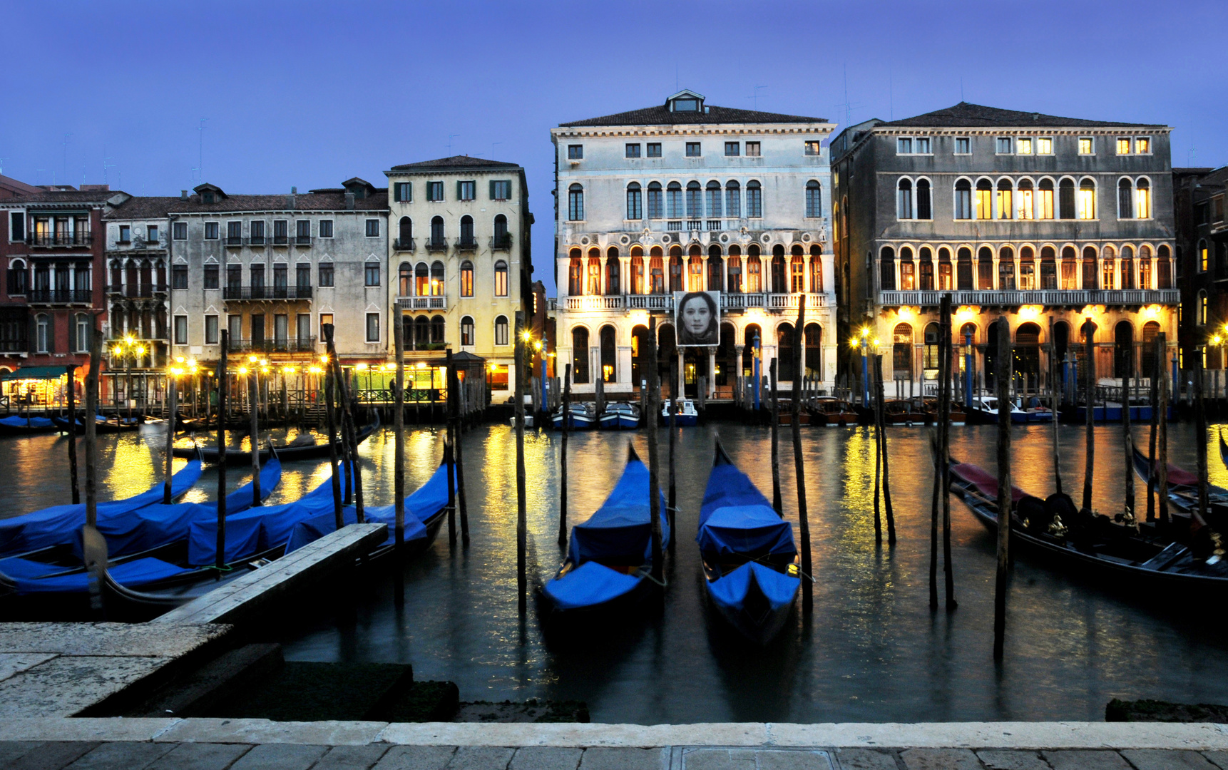 Wenn es Nacht wird in Venedig