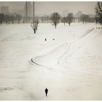 Wenn ich in Düsseldorf bin schneit es ...