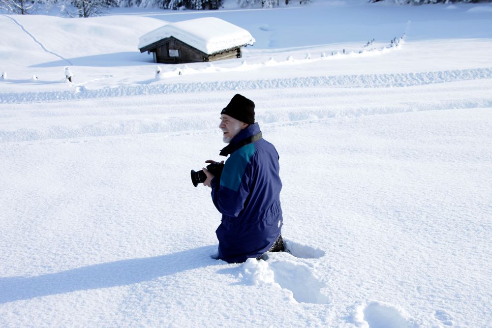 ...wenn ich jetzt wüsst, wo die den Schnee hingetan haben...?