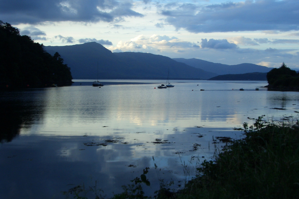 Wenn im "Loch Linnhe" der Tag zuende geht