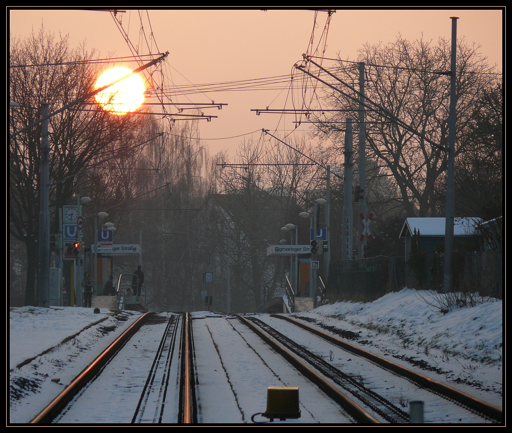 Wenn in Stuttgart die rote Sonne …