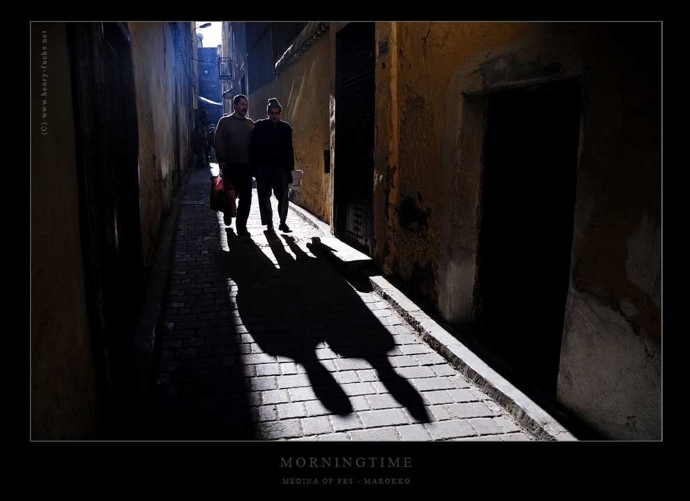 Wenn lange Schatten durch die Medina wandern...