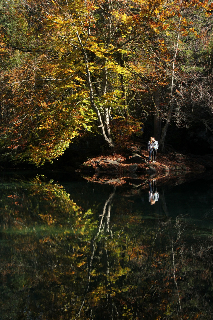 wenn Liebe reflektiert (Crestasee/Graubünden/Schweiz)