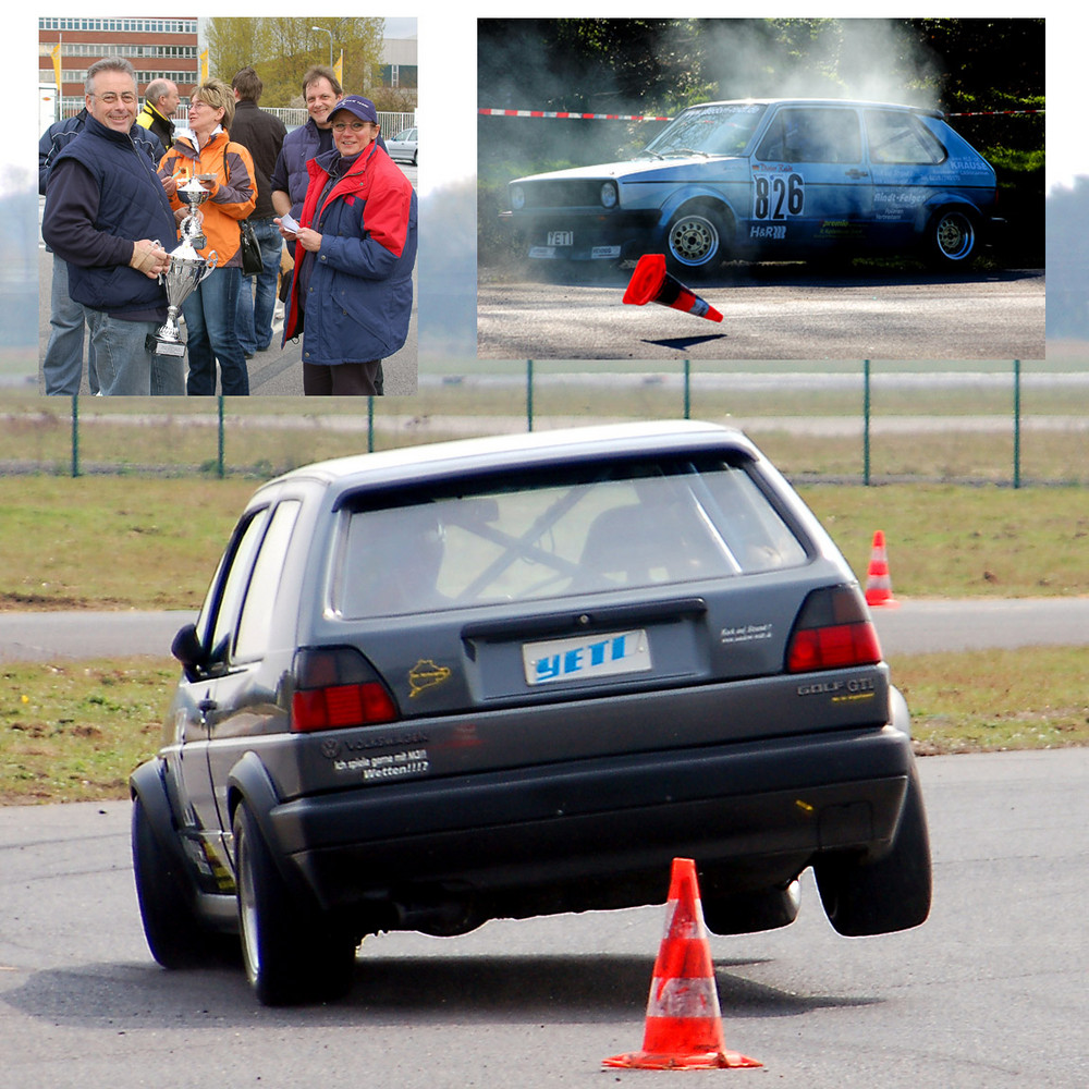 wenn man beim Auto-Slalom "Fronttriebler" sagt, wen meint man ? - etwa den "Yeti" ? :)