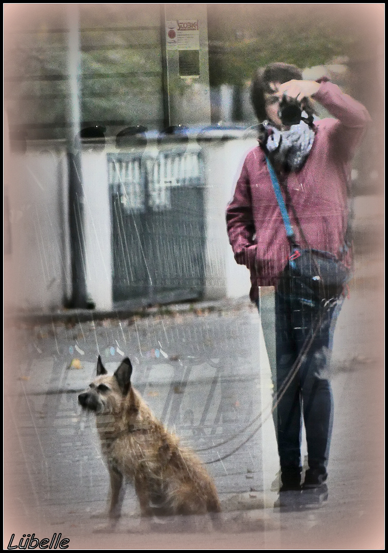 Wenn man sich beim Fotografieren selbst begegnet....