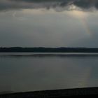 Wenn Regenbogen mit ihrem Rüssel den See schlürfen