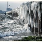 Wenn Salzwasser gefriert, die Gischt schäumt, gefühlte -18,3°C sind, und ...