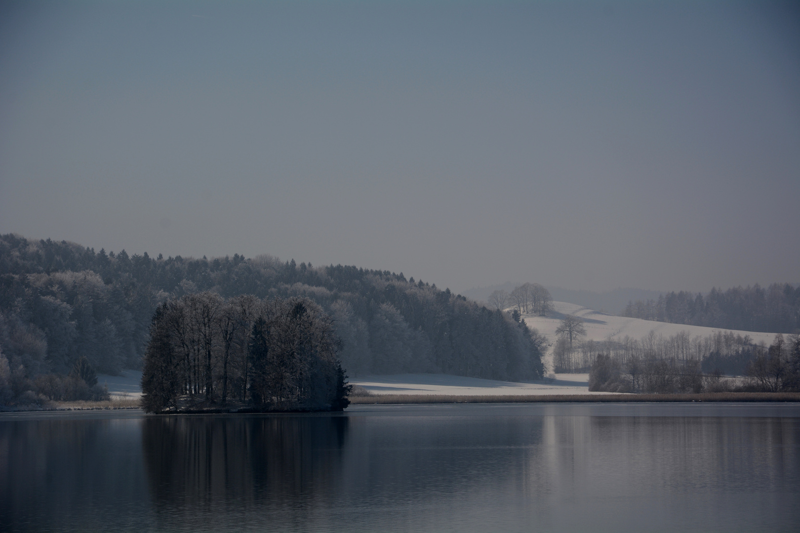 Wenn sich der Nebel am Seehammer See auföst!