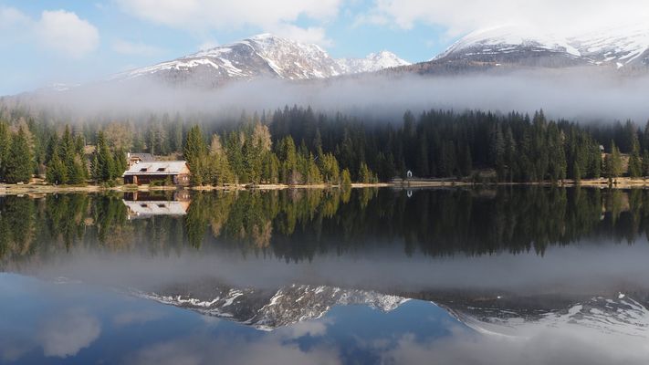Wenn sich der Nebel lichtet,...Prebersee.