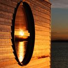 wenn sich die Abendsonne am Bodensee spiegelt