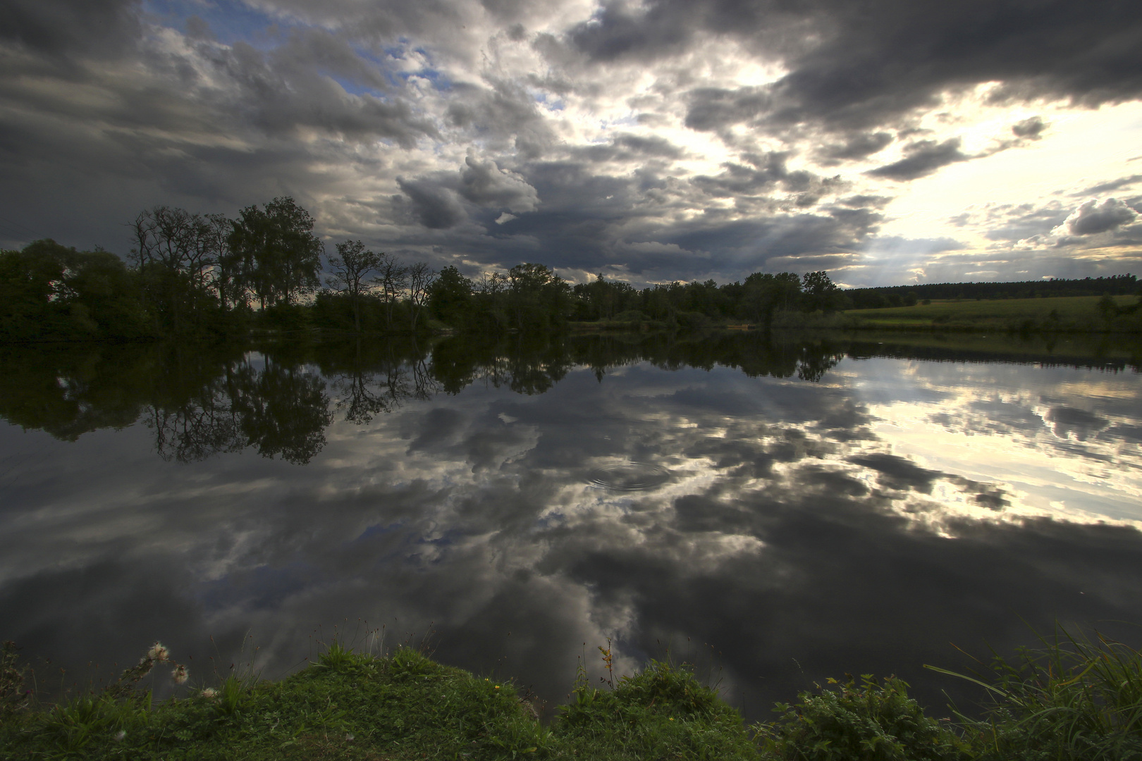 wenn sich Himmel und Landschaft spiegeln