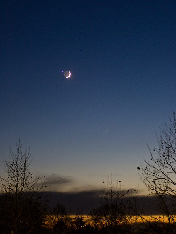 Wenn sich Mond und Venus Hallo sagen #4