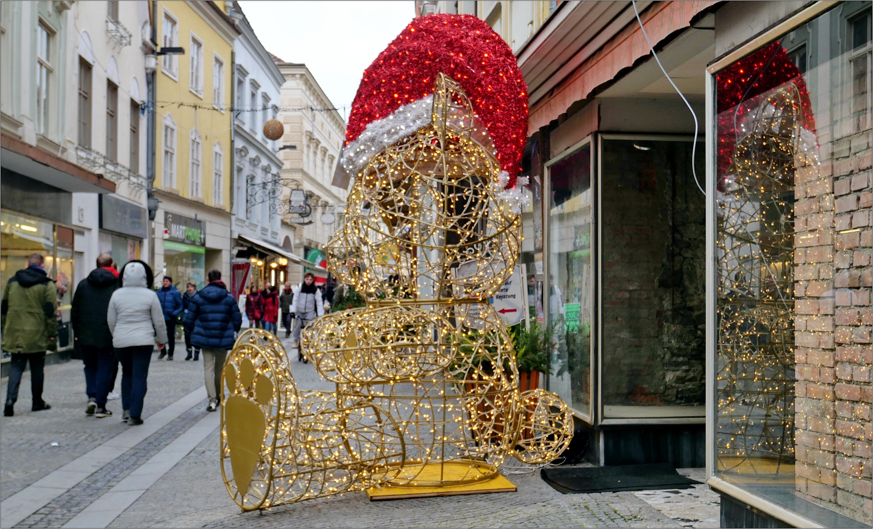 Wenn sich Santa leise spiegelt