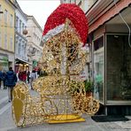 Wenn sich Santa leise spiegelt