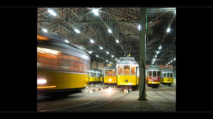 Wenn sich Strassenbahnen schlafen legen